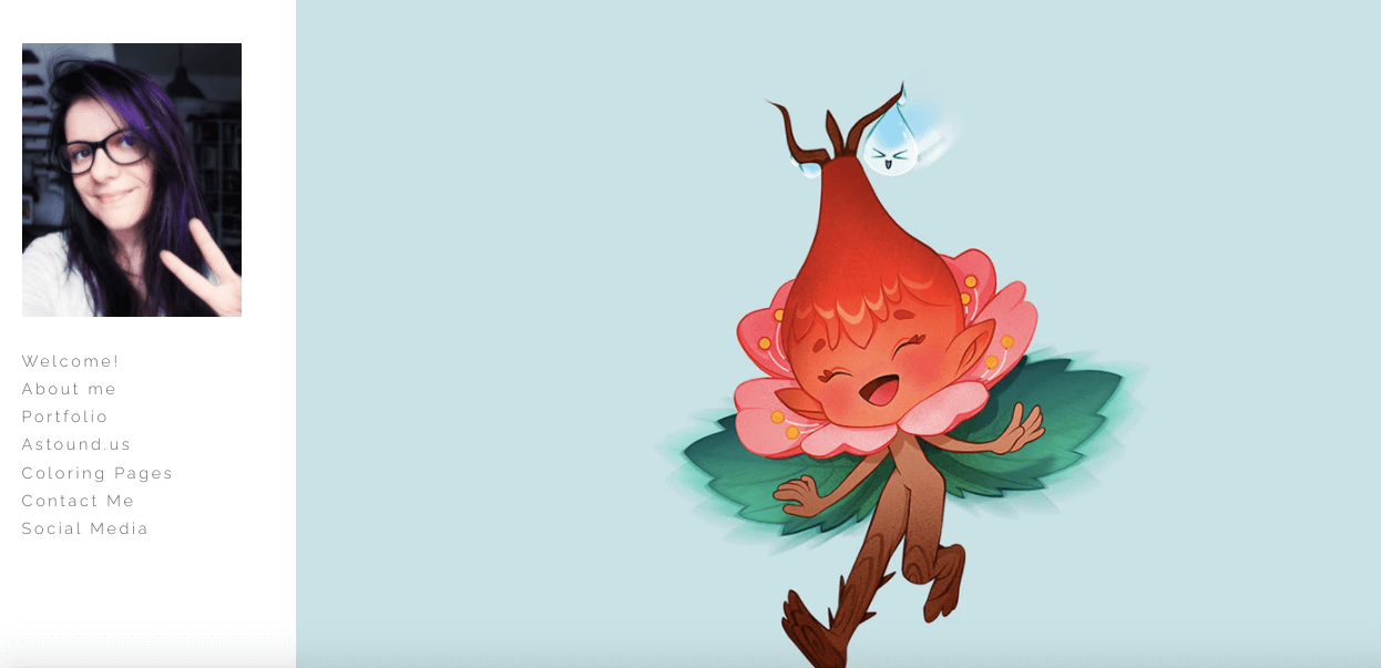 vector art on a Strikingly user's website vector art on a Strikingly user's website